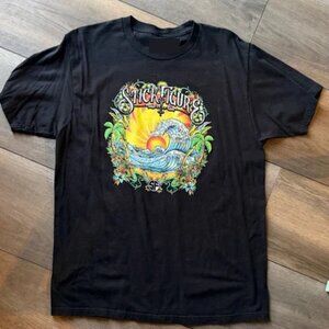 Black Stick Figure Graphic T-Shirt